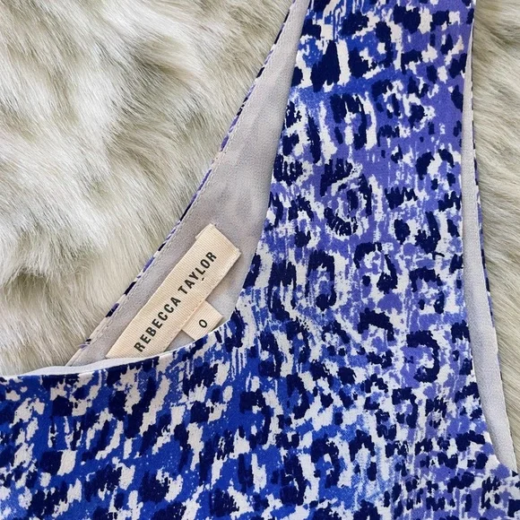 Rebecca Taylor Blue Peplum Tank Top - Picture 11 of 12